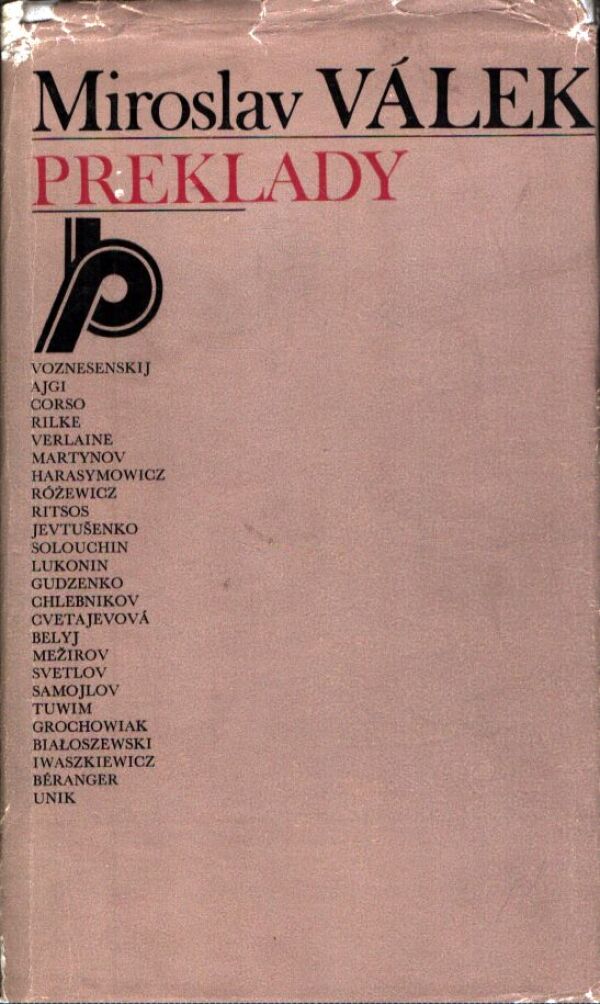 Miroslav Válek: PREKLADY