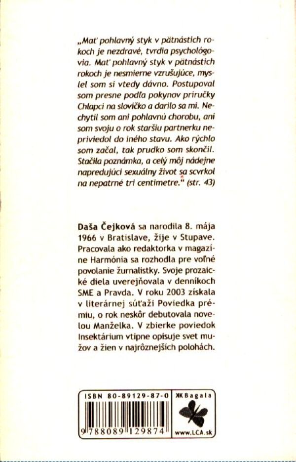 Daša Čejková: INSEKTÁRIUM