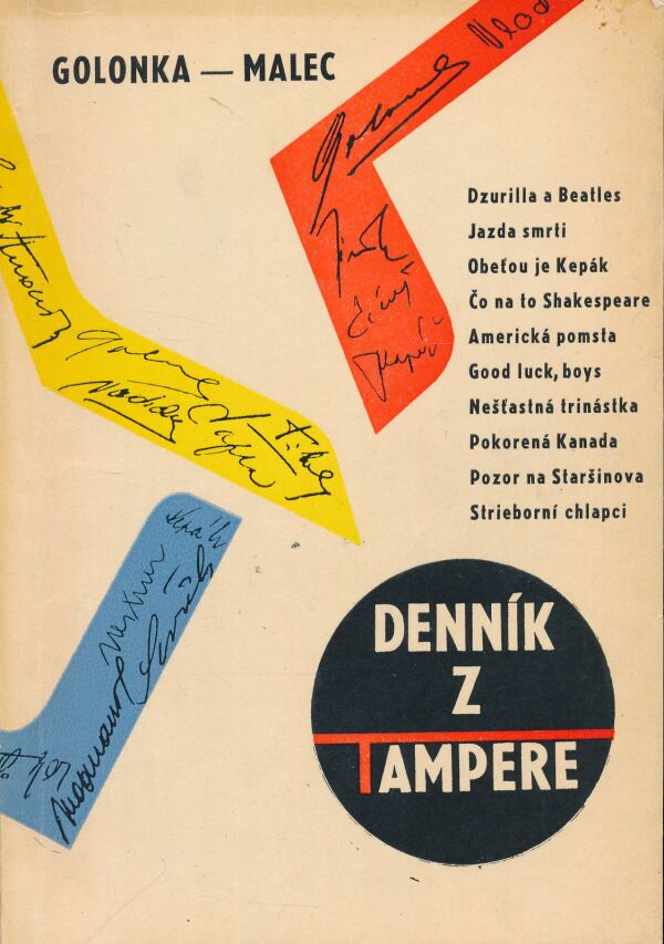 Jozef Golonka, Vladimír Malec: Denník z Tampere