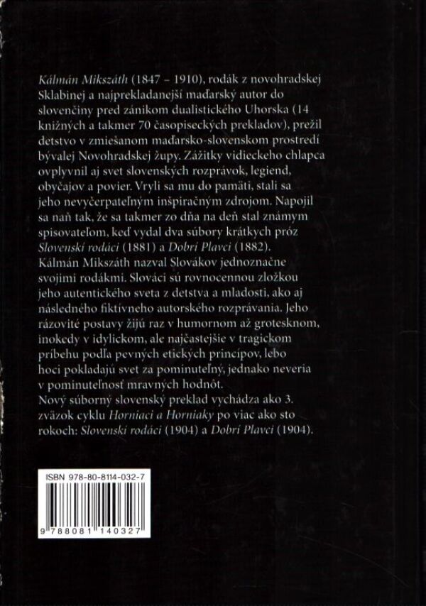Kálmán Mikszáth: SLOVENSKÍ RODÁCI
