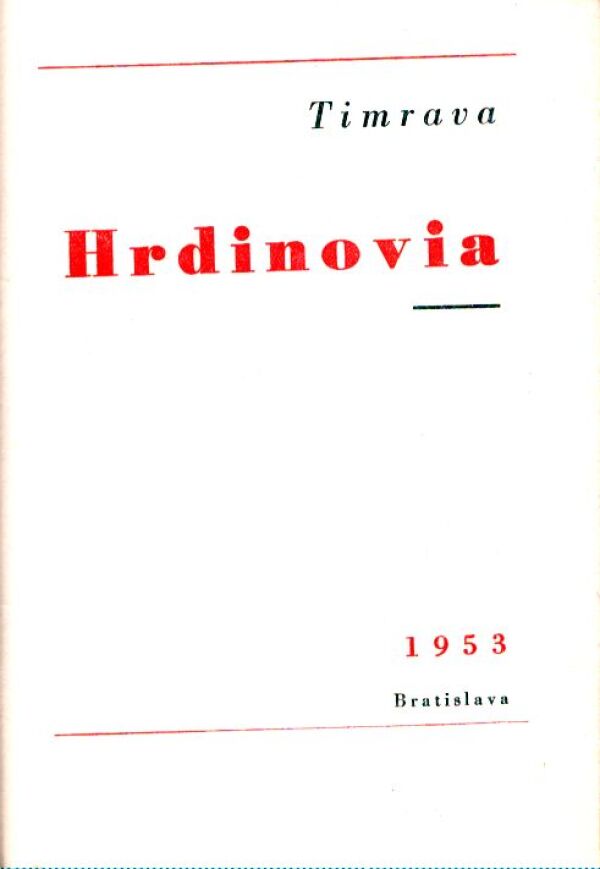 Timrava: HRDINOVIA