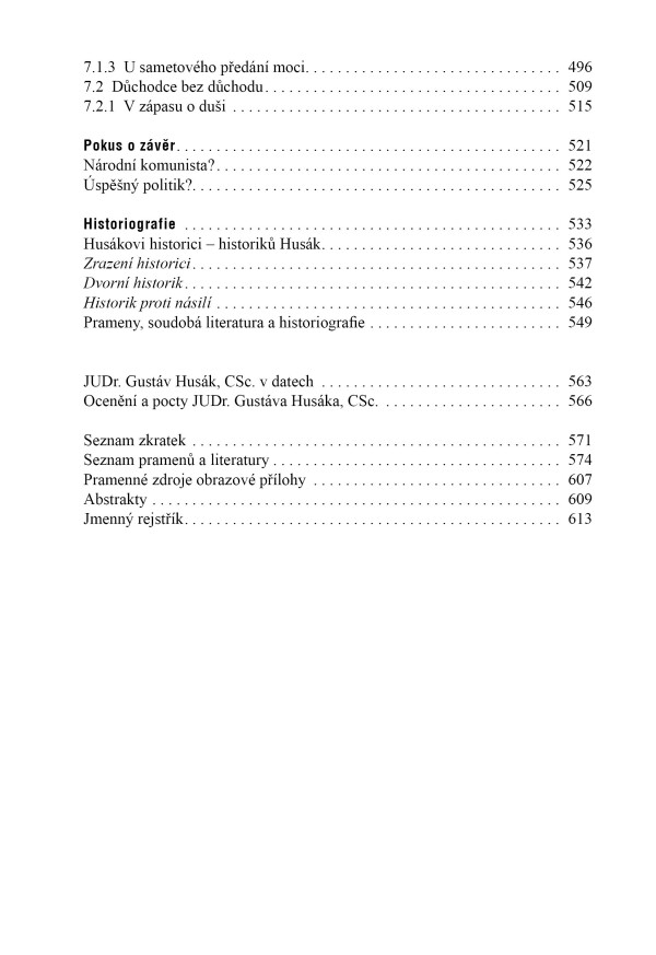 Michal Macháček: GUSTÁV HUSÁK