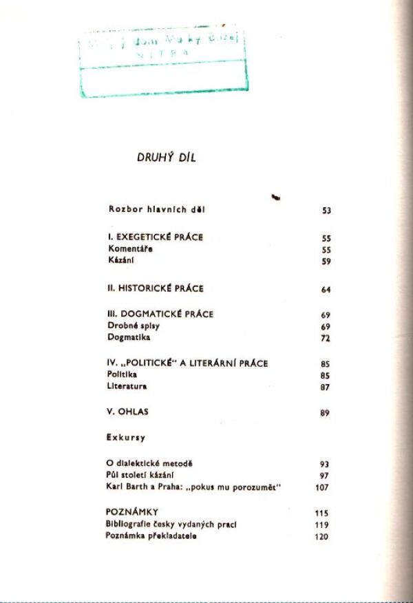 G. Casalis: KARL BARTH - ŽIVOT A DÍLO