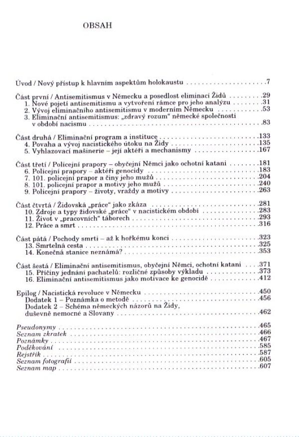 Daniel Jonah Goldhagen: HITLEROVI OCHOTNÍ KATANI