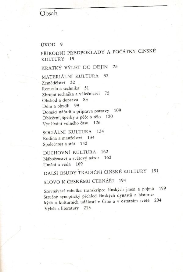Walter Böttger: KULTURA VE STARÉ ČÍNĚ