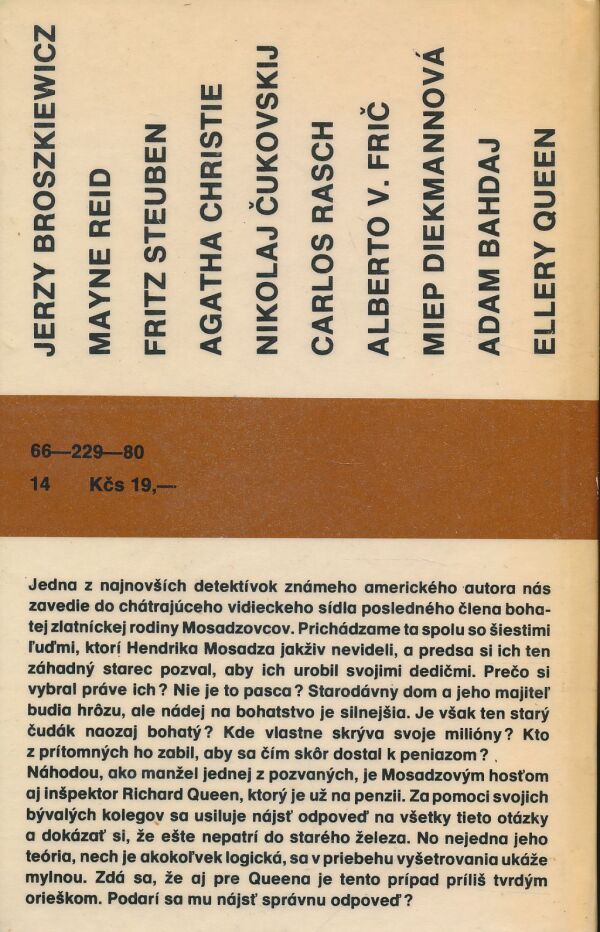 Ellery Queen: Mosadz je pasca