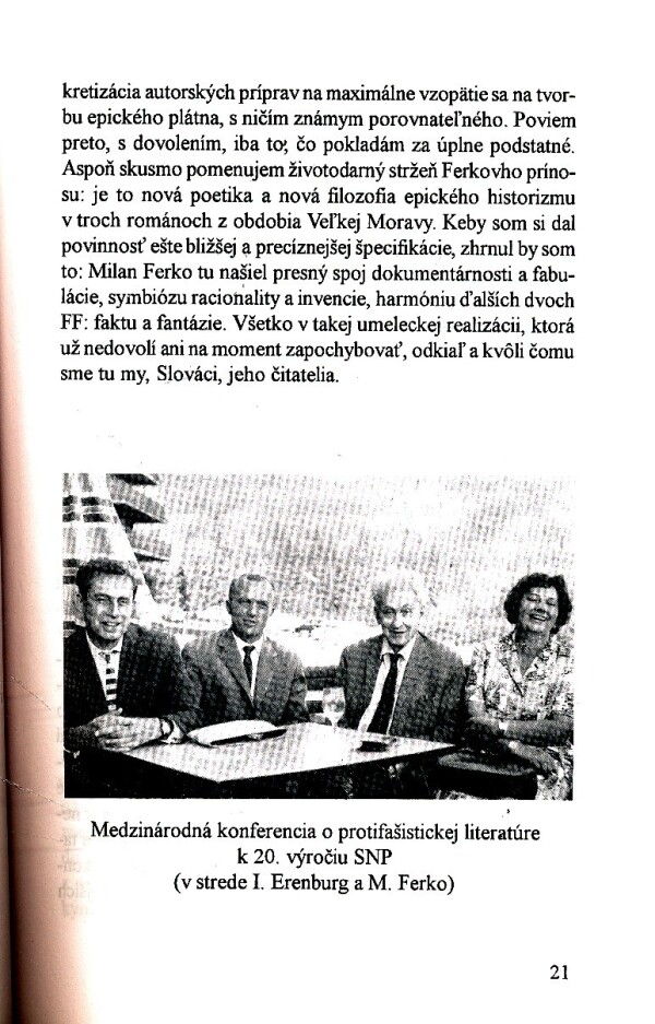 ŽIVOT A DIELO MILANA FERKA