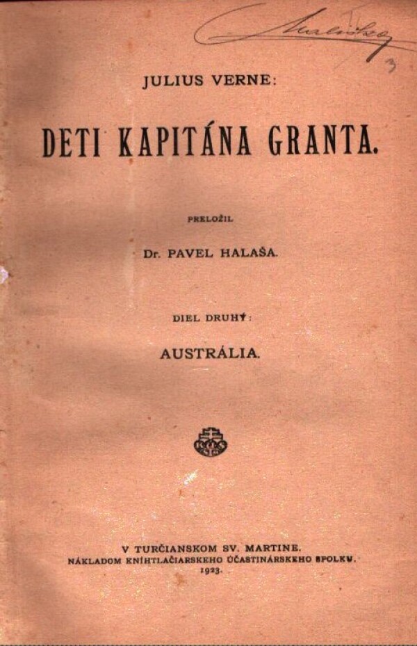 Julius Verne: DETI KAPITÁNA GRANTA 2