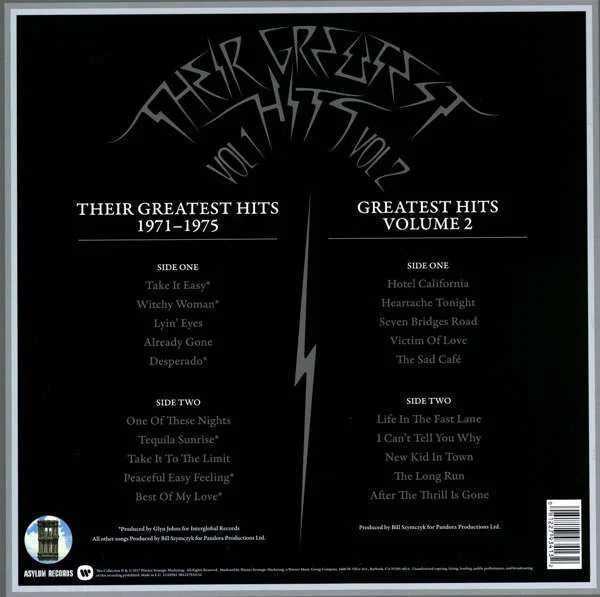 Eagles: GREATEST HITS VOLUMES 1 + 2 - LP