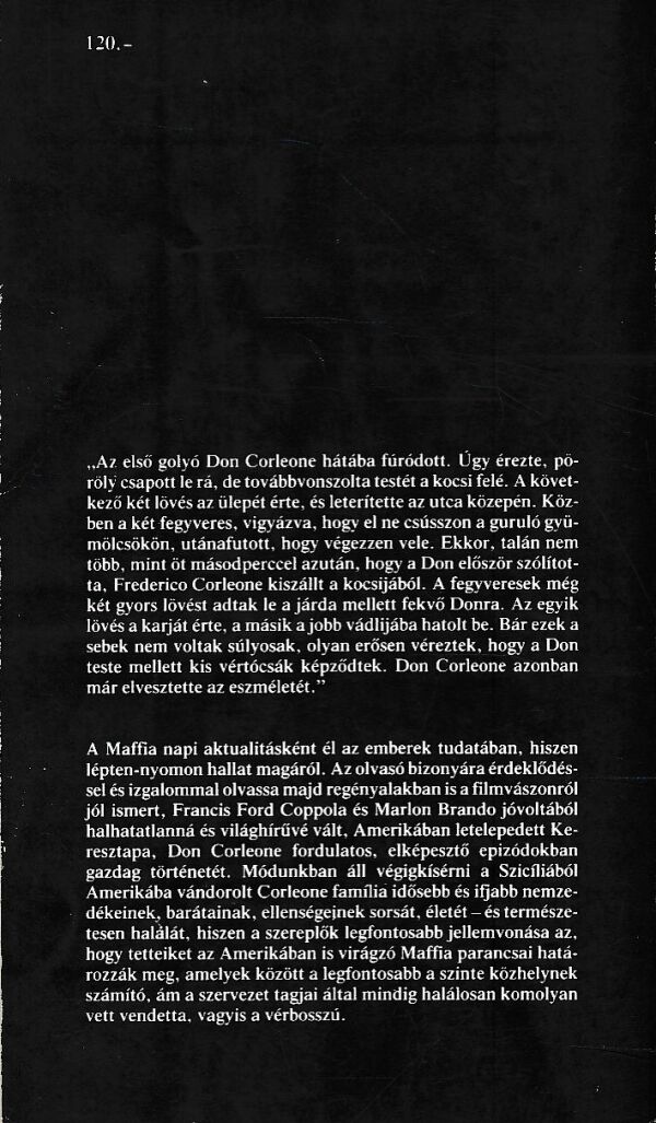 Mario Puzo: A KERESZTAPA