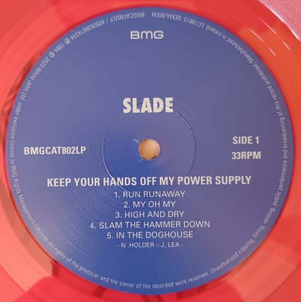 Slade: KEEP YOUR HANDS OFF MY POWER SUPPLY - LP