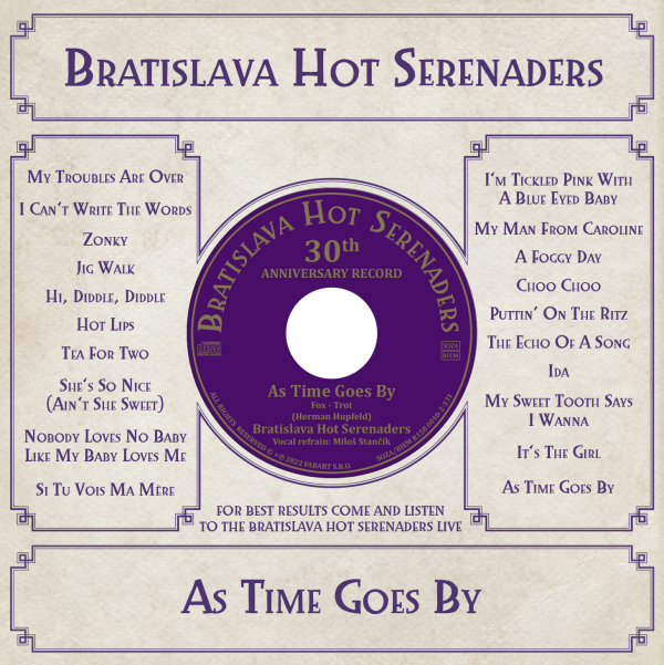 Bratislava Hot Serenaders: AS TIME GOES BY - CD