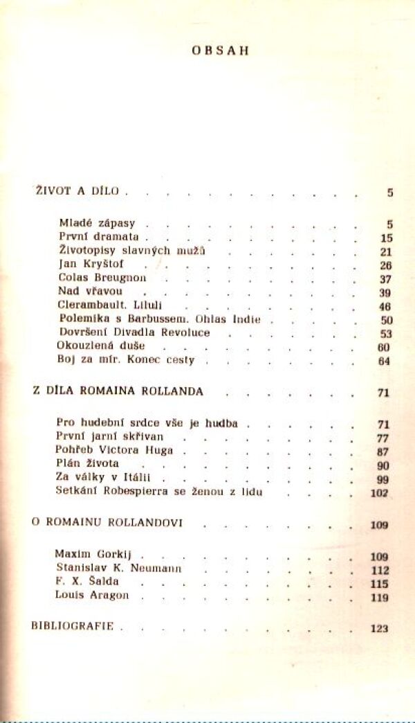 Josef Kopal: ROMAIN ROLLAND