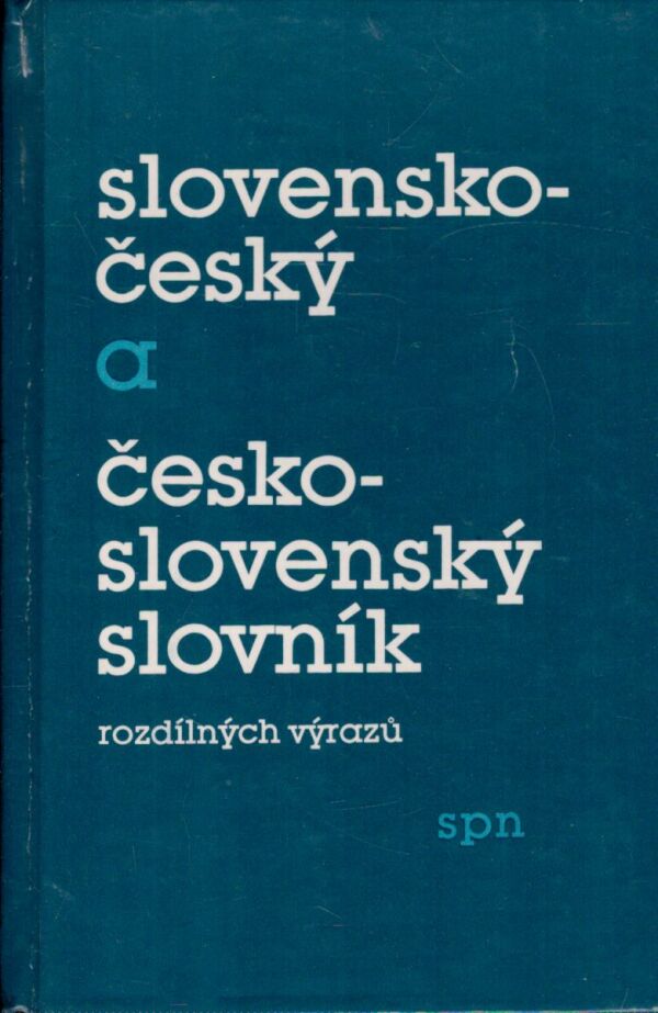 Jaroslav Nečas, Miloslav Kopecký: SLOVENSKO-ČESKÝ A ČESKO-SLOVENSKÝ SLOVNÍK ROZDÍLNÝCH VÝRAZŮ