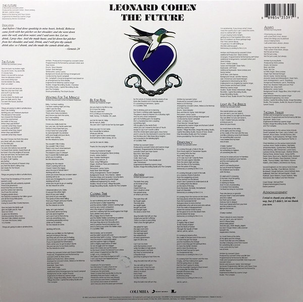 Leonard Cohen: THE FUTURE - LP