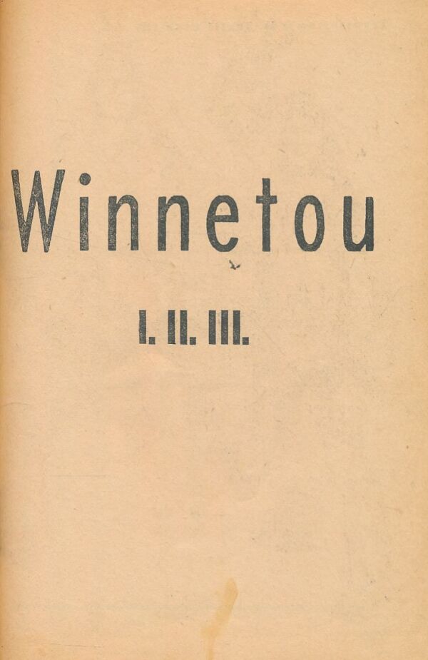 Karl May: WINNETOU