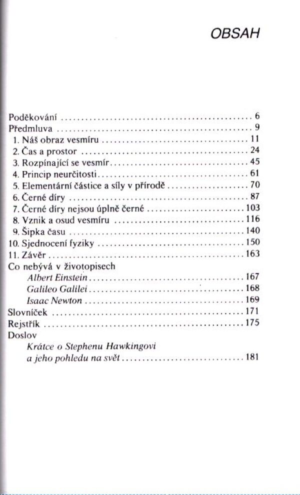 Stephen W. Hawking: STRUČNÁ HISTORIE ČASU