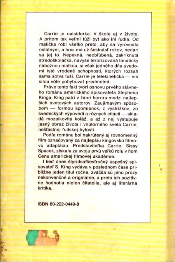 Stephen King: CARRIE
