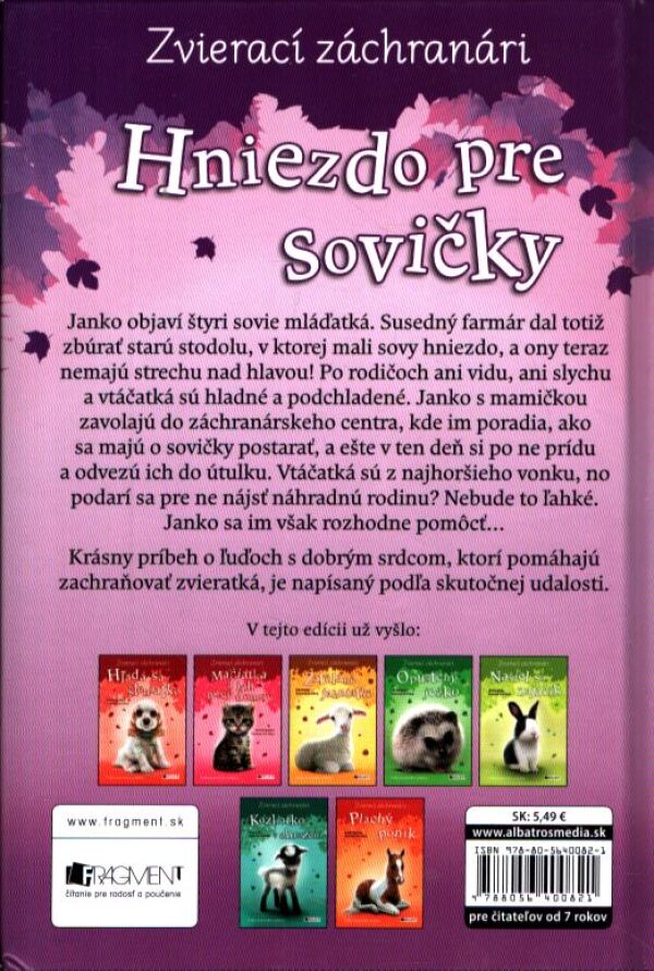 Sue Mongredien: HNIEZDO PRE SOVIČKY