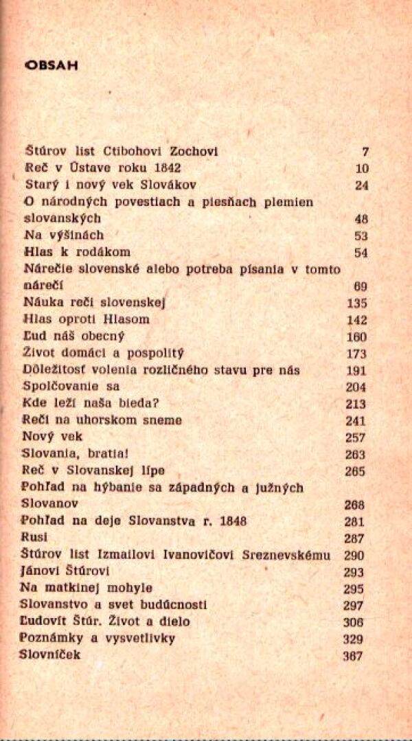 Ľudovít Štúr: HLAS K RODÁKOM
