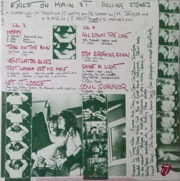Rolling Stones: EXILE ON MAIN STREET - 2 LP