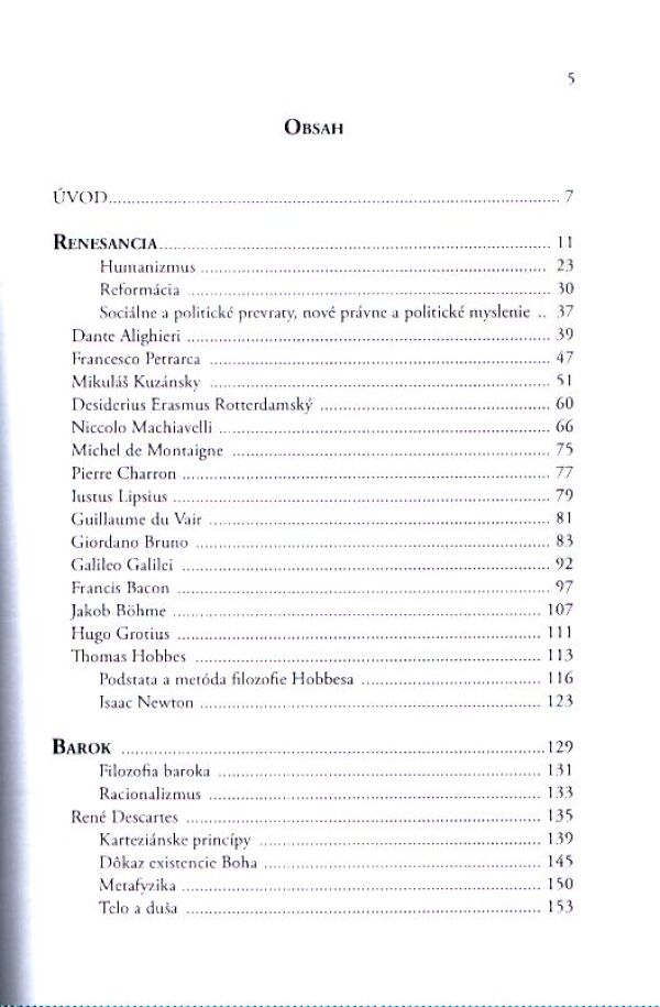 Jozef Michalov: FILOZOFIA RENESANCIE A BAROKA