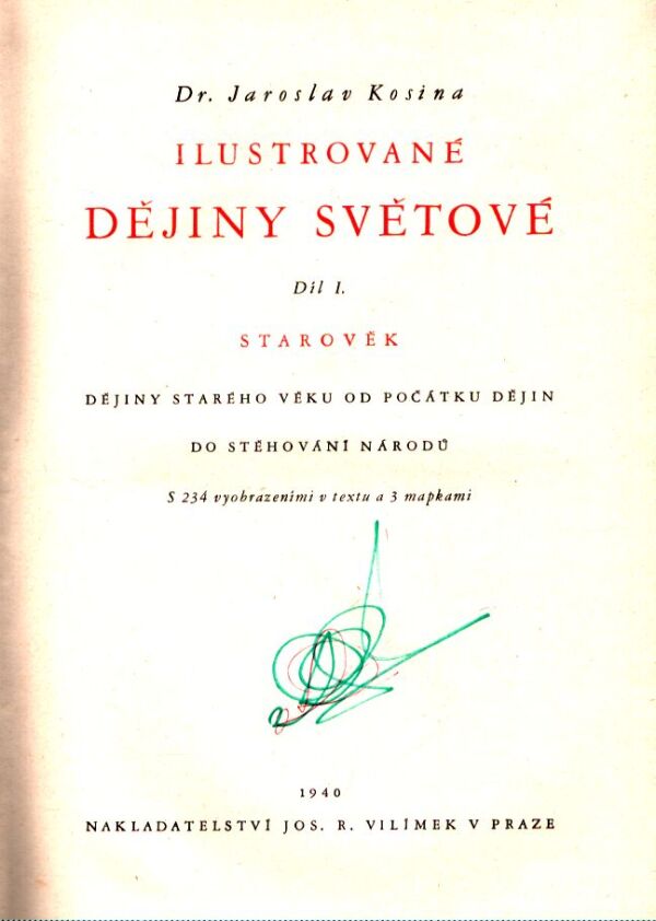 J. Kosina: SVĚTOVÉ DĚJINY - STAROVĚK