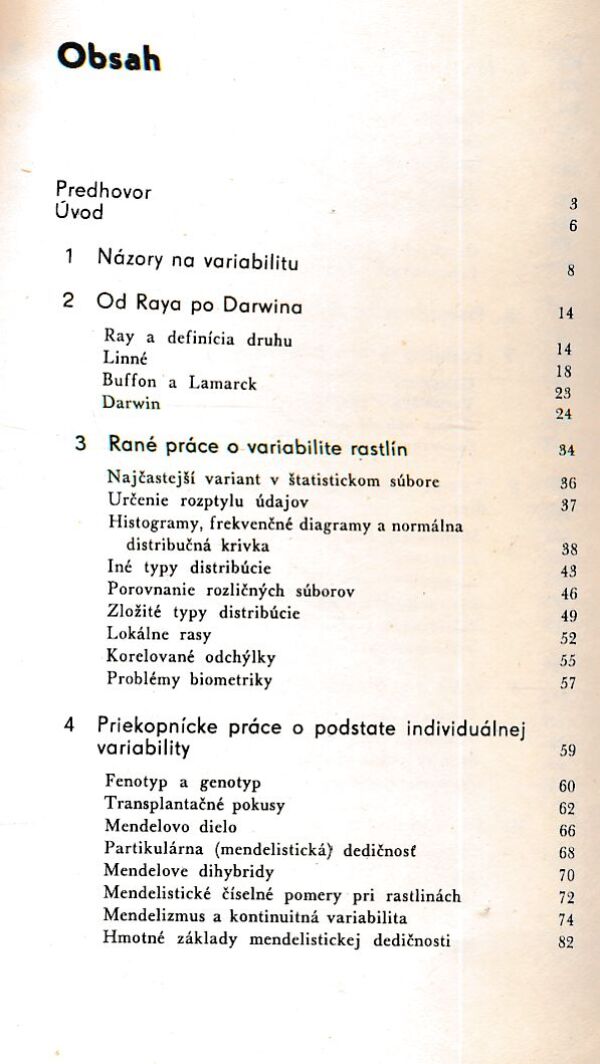 D. Briggs, S. M. Walters: PREMENLIVOSŤ A VÝVOJ RASTLÍN