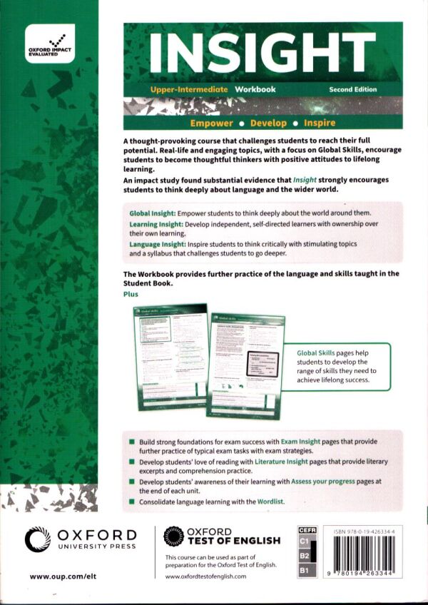INSIGHT UPPER-INTERMEDIATE WORKBOOK