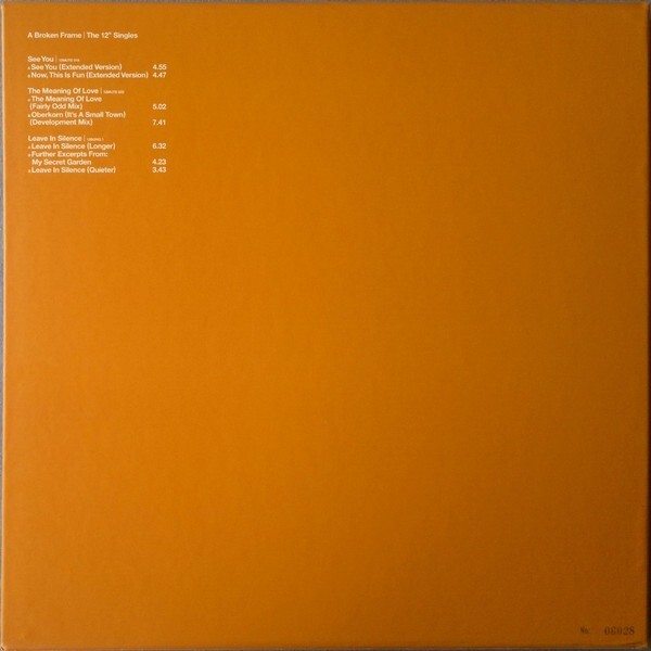 Depeche Mode: A BROKEN FRAME - LP