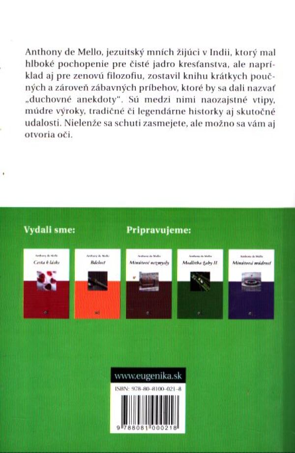 Anthony de Mello: MODLITBA ŽABY I.