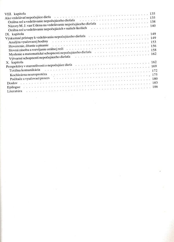 Anton Uherík: HLUCHOTA, REČ, POZNANIE