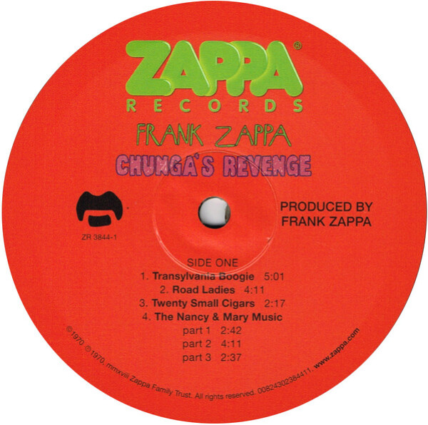 Frank Zappa: CHUNGA`S REVENGE - LP