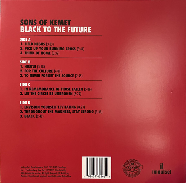 Sons of Kemet: BLACK TO THE FUTURE - LP