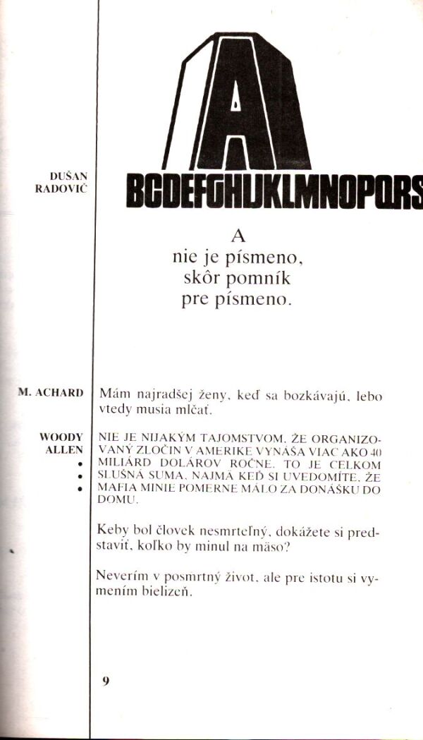 Miloš Herko: AFORIZNÍK