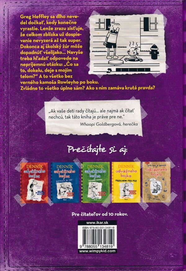 Jeff Kinney: DENNÍK ODVÁŽNEHO BOJKA 5 - KRUTÁ PRAVDA
