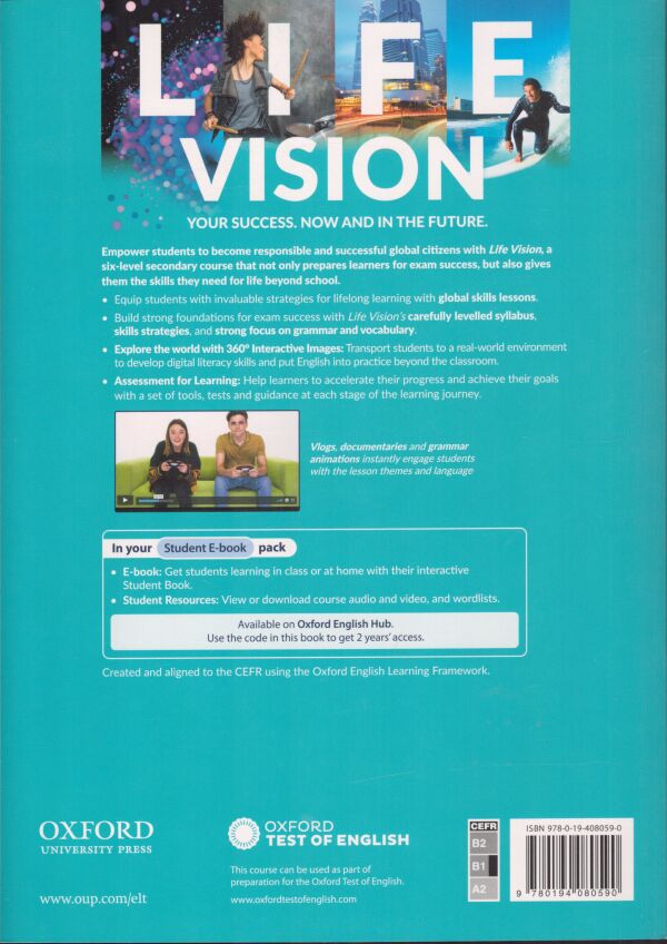 Jeremy Bowell, Paul Kelly: LIFE VISION MATURITA INTERMEDIATE - STUDENTS BOOK + eBook (UČEBNICA)