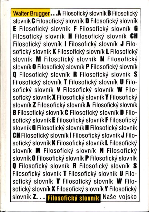 Walter Brugger: FILOSOFICKÝ SLOVNÍK
