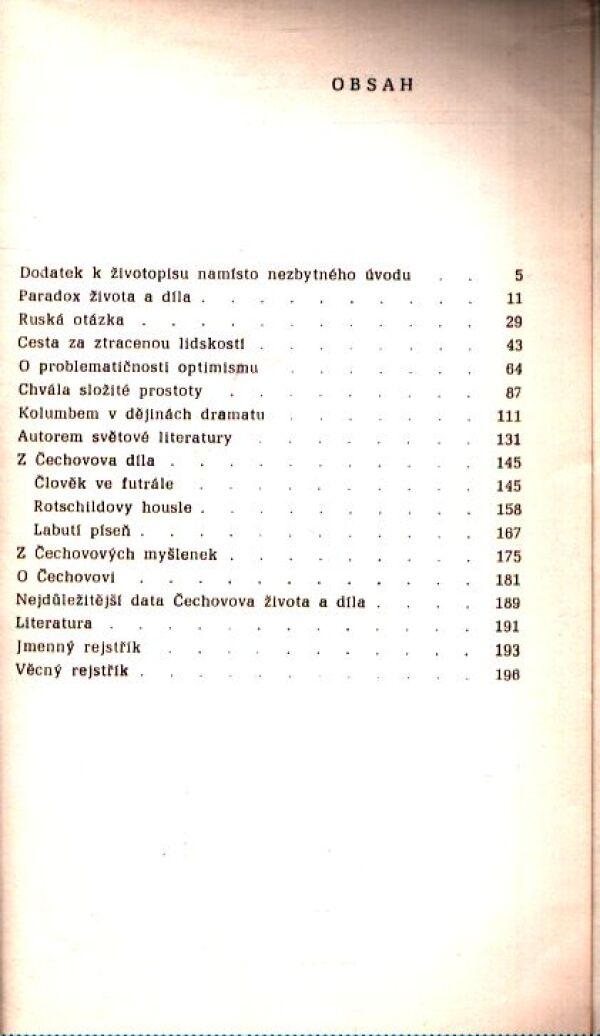 Jan Cigánek: A. P. ČECHOV
