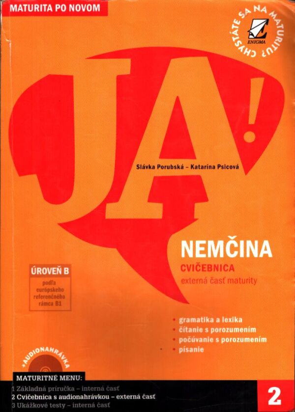 S. Porubská, K. Psicová: JA! NEMČINA CVIČEBNICA