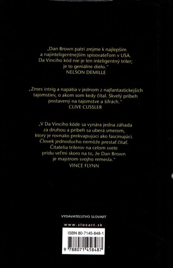 Dan Brown: DA VINCIHO KÓD