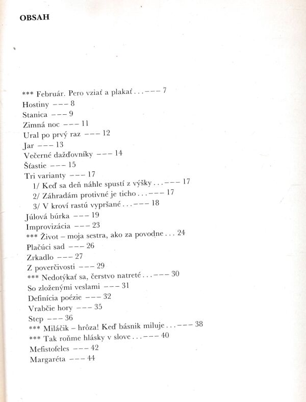Boris Pasternak: PLAČÚCI SAD
