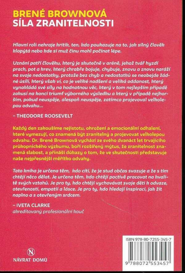 Brené Brownová: SÍLA ZRANITELNOSTI
