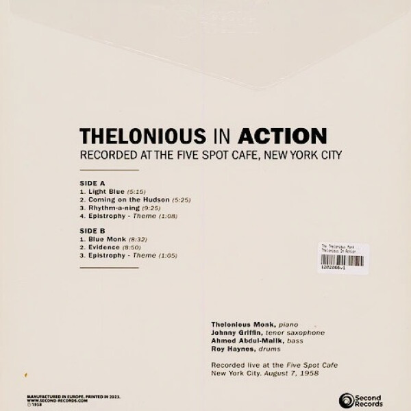 Thelonius Monk: IN ACTION - LP
