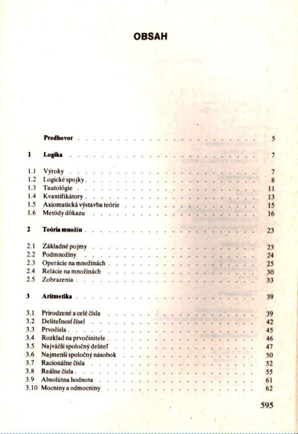 P. Horák, Ľ. Niepel: PREHĽAD MATEMATIKY