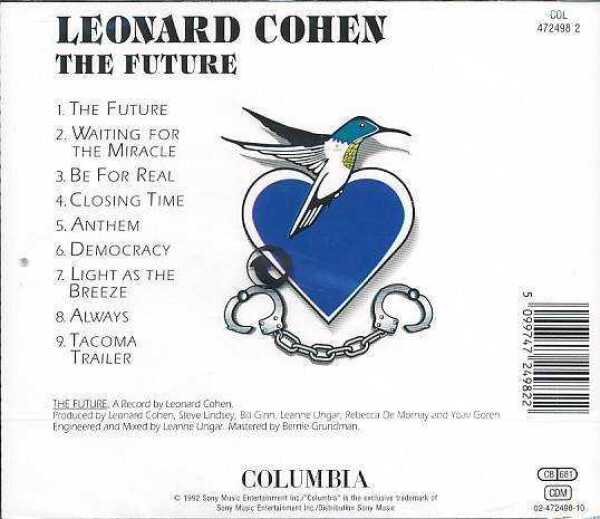 leonard cohen: THE FUTURE