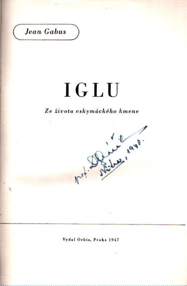 Jean Gabus: IGLU