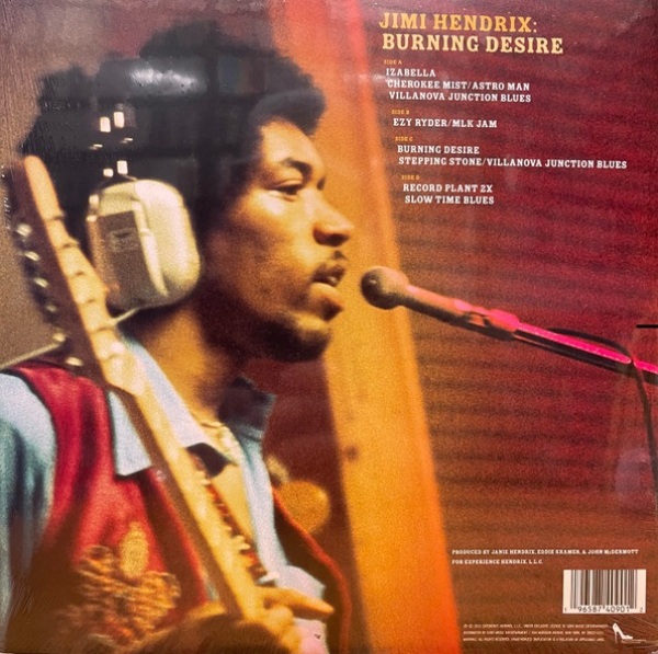 Jimi Hendrix: BURNING DESIRE - 2 LP