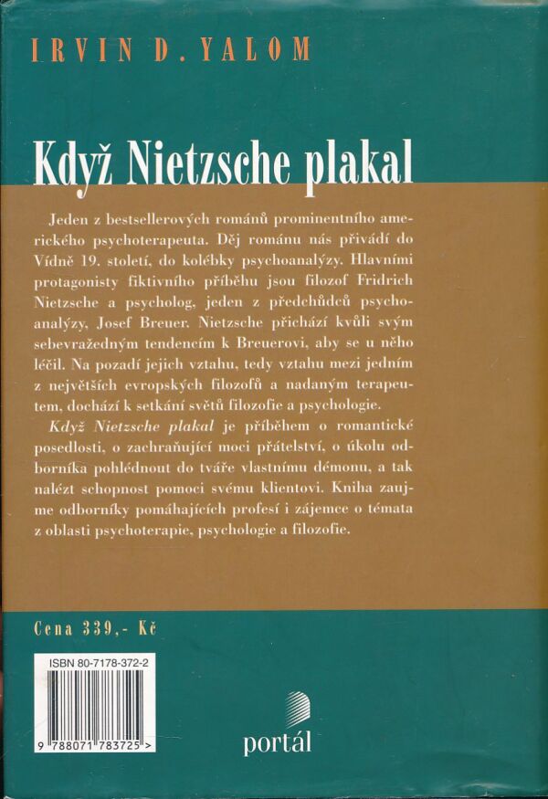 Irvin D. Yalom: KDYŽ NIETZSCHE PLAKAL