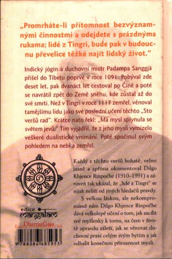 Dilgo Khjence Rinpočhe: STO VERŠŮ RAD LIDEM Z TINGRI